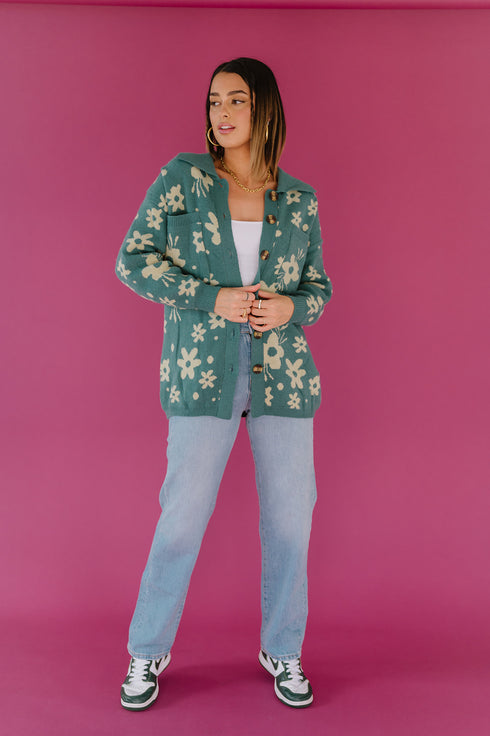 Twin Flame Floral Cardigan